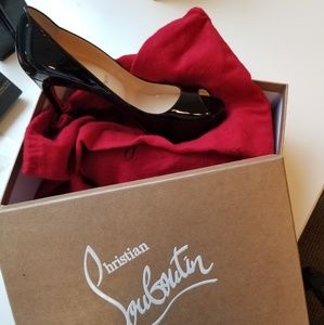 Christian Louboutin Shoes - NEVER WORN - Christian Louboutin Peep toe paten le Christian Louboutin Shoes - NEVER WORN - Christian Louboutin Peep toe paten le